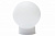 Светильник НББ E27, 60Вт, 230В, IP20, прямое основание, шар белый пластик