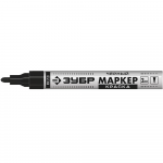 Маркер-краска Зубр МК-750 черный, круглый наконечник