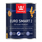 Краска интерьерная Tikkurila Euro Smart 2 база А белая 0,9 л