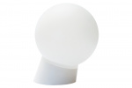 Светильник НББ E27, 60Вт, 230В, IP20, наклонное основание, шар, белый пластик